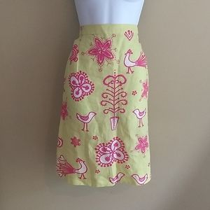 Vintage Vinci  Linen Skirt